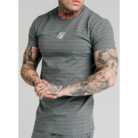 Camisetas largas hombre gris-SikSilk tienda-Ropa de marca para hombre.