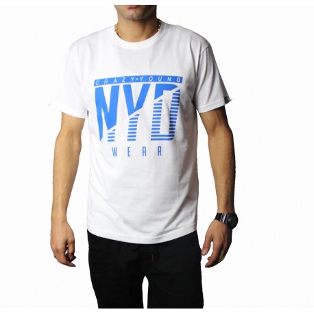 Camiseta NYD WEAR Icon White Blue