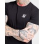 Camiseta SIKSILK Core Gym Black