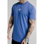 Camiseta SIKSILK Square Hem Tee – Blue