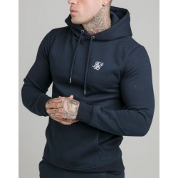 Chaqueta SIKSILK Muscle Fit Overhead Navy