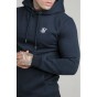 Chaqueta SIKSILK Muscle Fit Overhead Navy