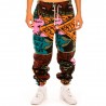 Pantalon GRIMEY Space Lady All Over Jacquard Sherpa Orange