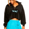 Sudadera GRIMEY Gem Cutting Velvet Black