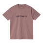 Camiseta CARHARTT Wip Script Earthy Pink