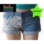 Shorts con puntilla OUTFITTERS Velour